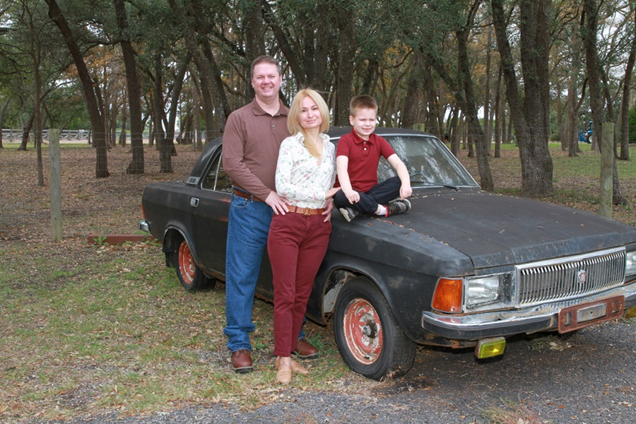 The Adair Family (Jerry, Elena, and David)