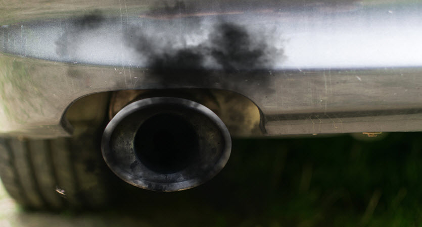 Car Exhaust Black Smoke
