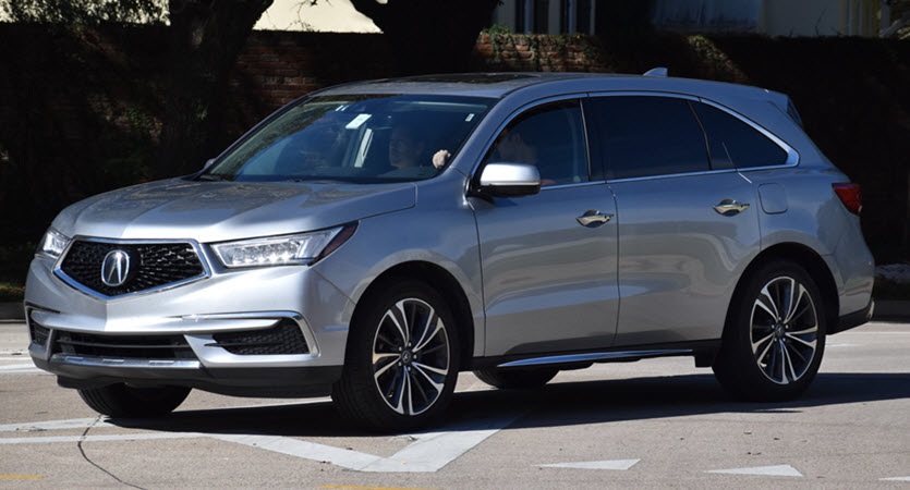 Gray Acura SUV